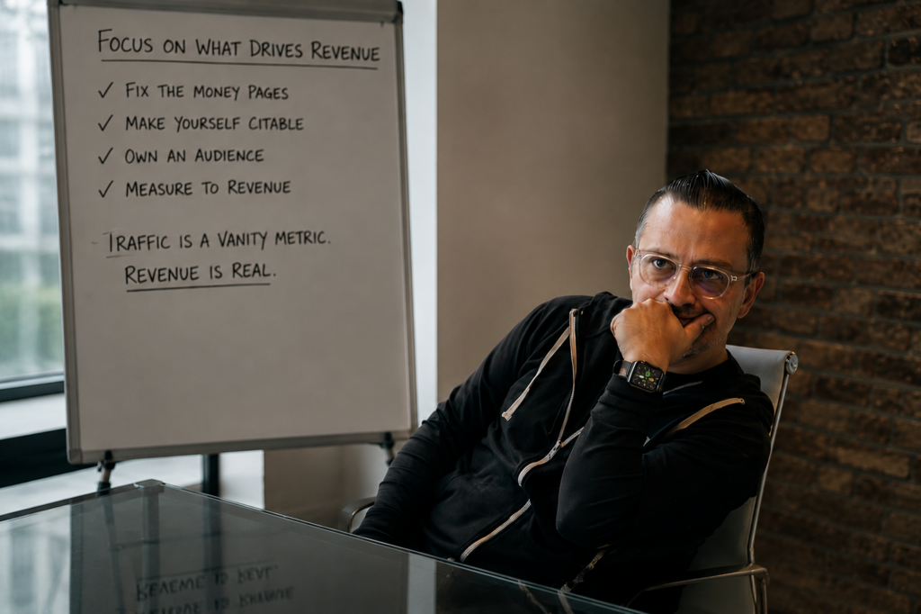 George Arabian, founder of NVISION, explaining what the organic traffic decline costs a business