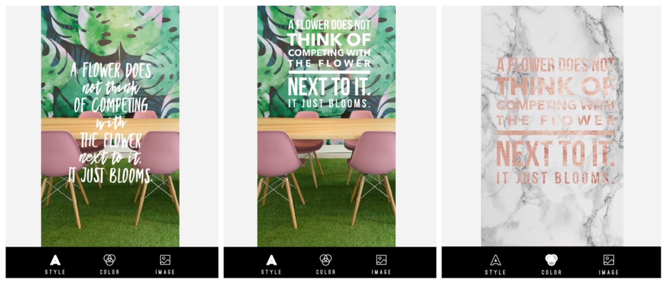 Apps for Instagram - Wordswag Fonts