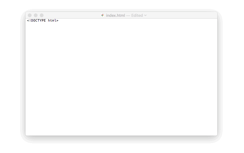 Add head and body tags to a HTML document (web page)