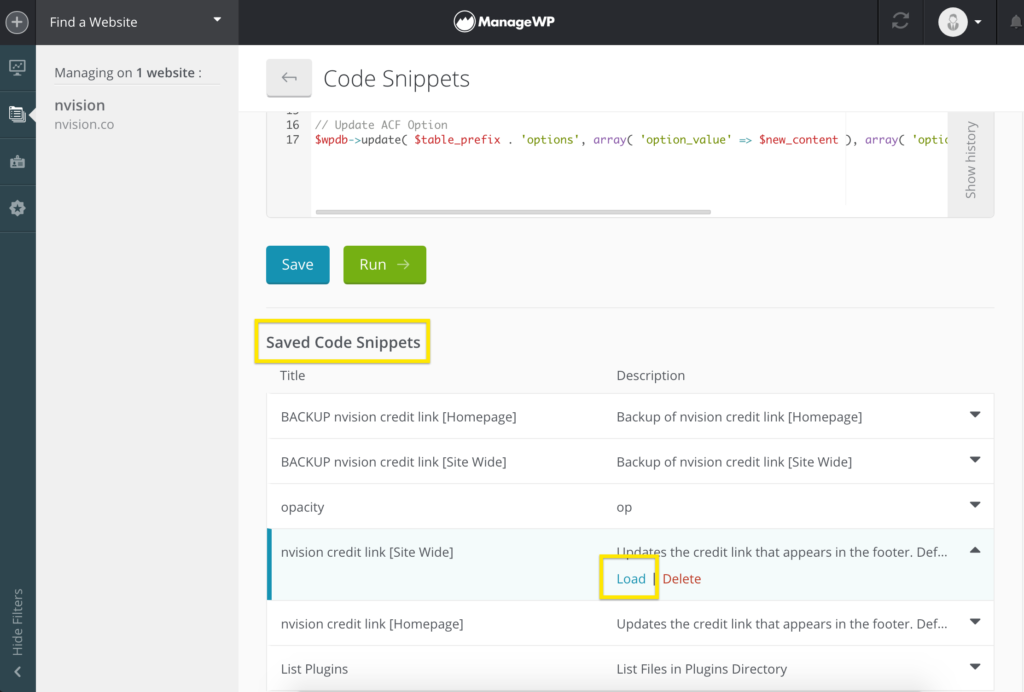 managewp-saved-snippets