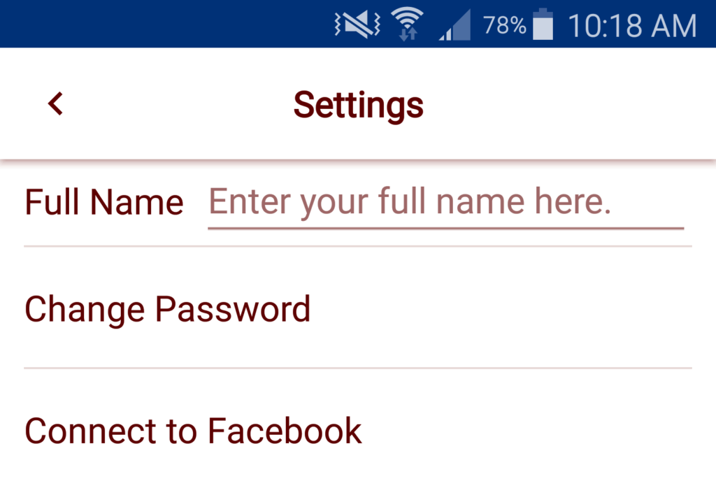 microcopy in a mobile app settings window